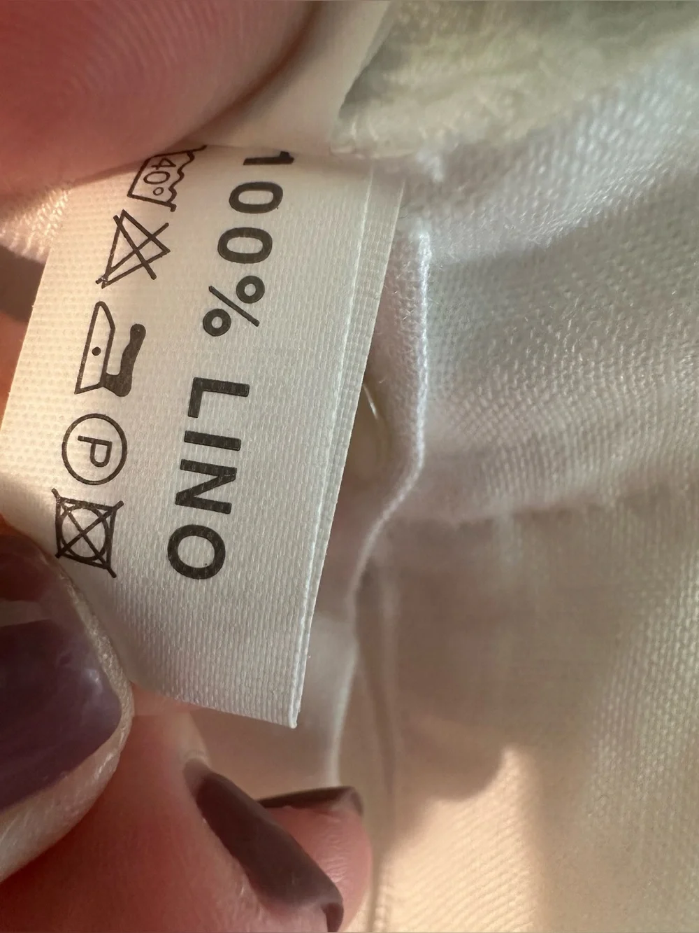 TERRA BLU XL 100% Linen Resort Coastal Made Italy White Crop Pant Beachy Natural
